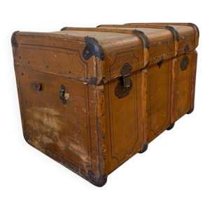 Coffre en bois brun XL