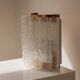 Vintage wall light Doria Leuchten with frosted glass tubes.