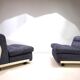 Set of 2 C&B Italia Amanta modular lounge chairs by Mario Bellini, 1970
