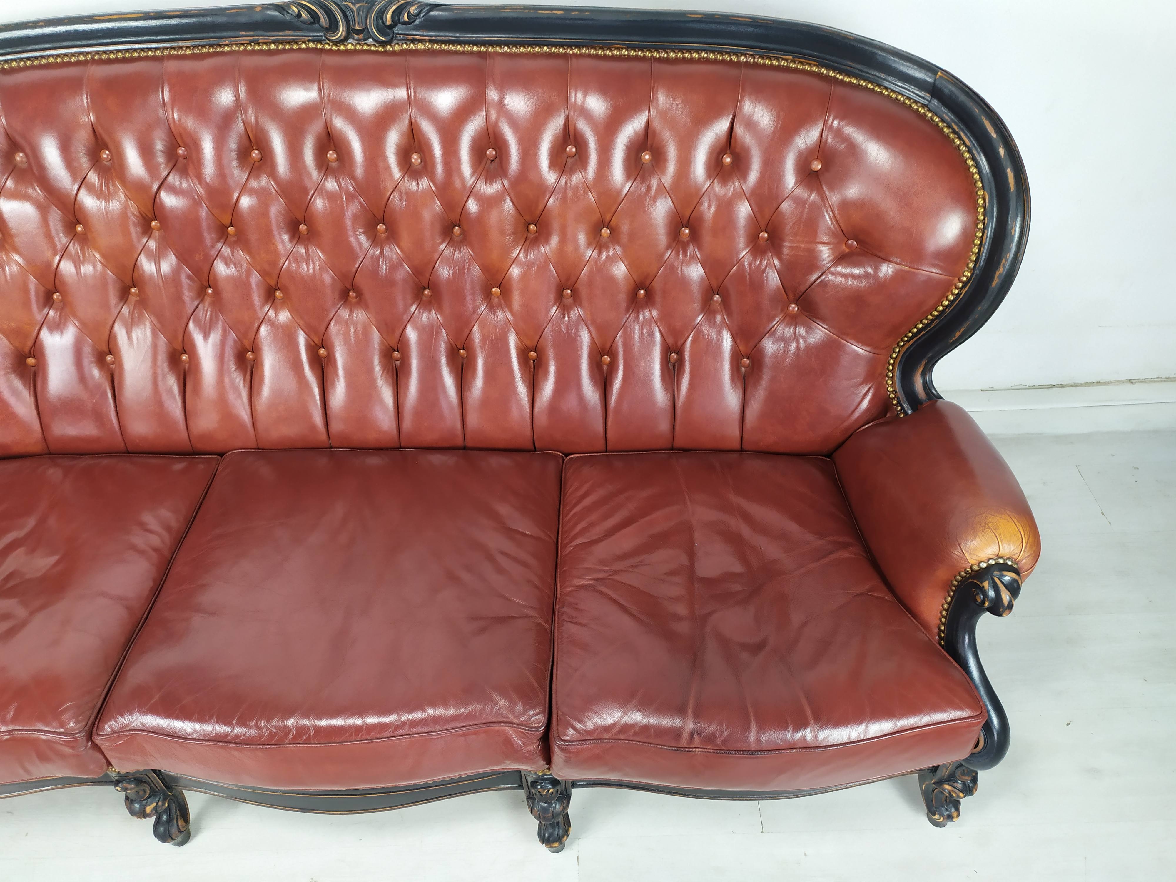 Salon Chesterfield burgundy