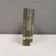 Pukeberg Walther Glass rectangular “solifleur” glass vase with one stem.