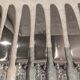 12 Christofle Marly silver plated dessert knives, 19.7cm