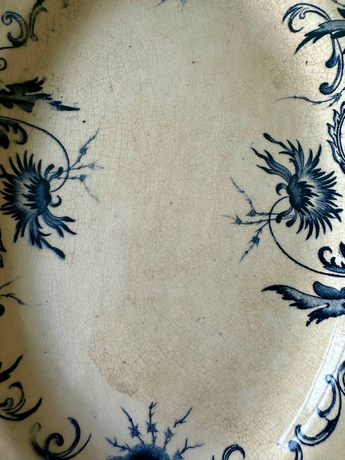 English earthenware dish