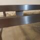 Table basse design vintage verre fumé