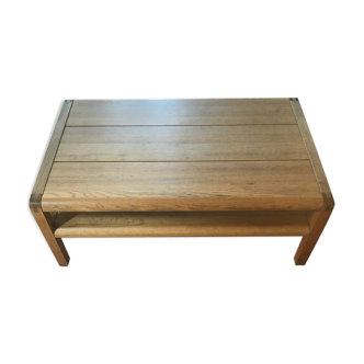 Coffee table radius habitat solid oak