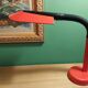 Red lamp annees 70's scandinavian design , fagerhults ( sweden )