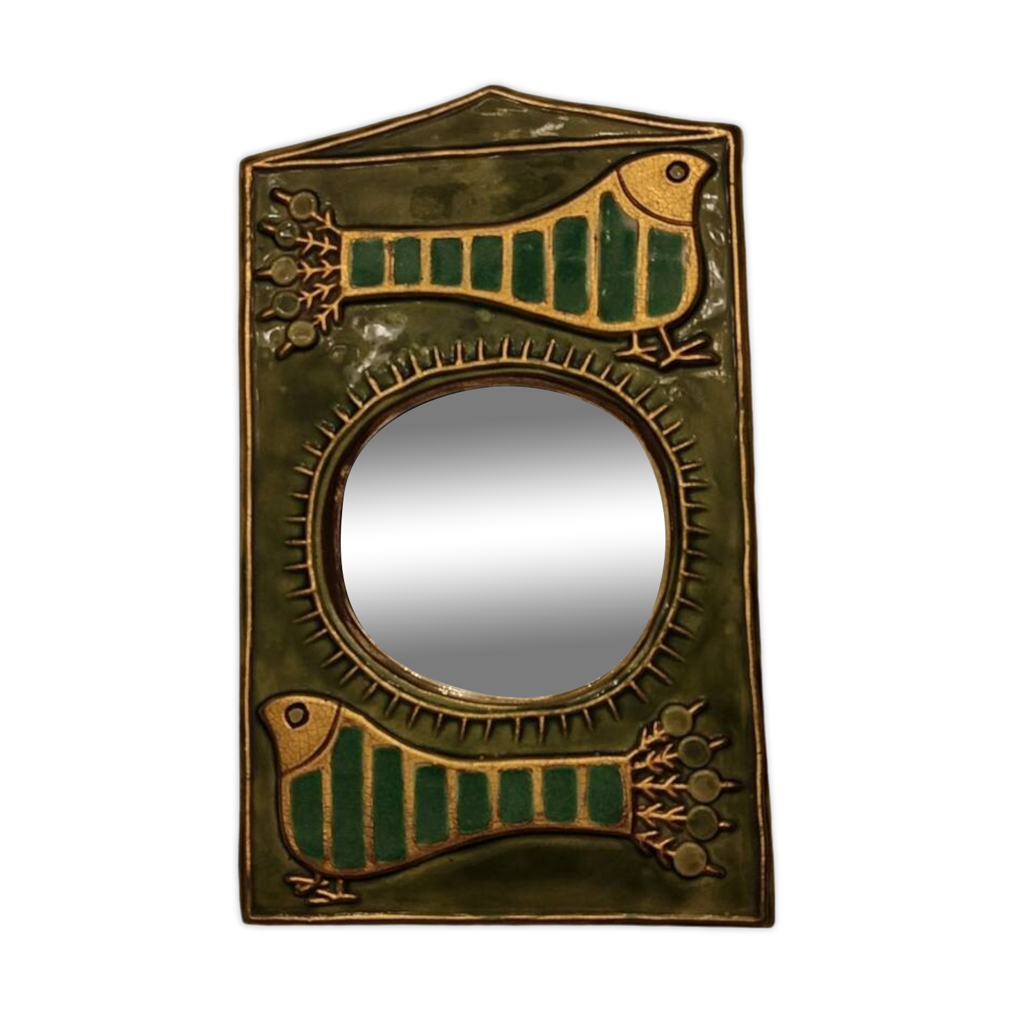 Ceramic Mirror by Mithé Espelt