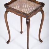 Vintage Nesting Tables with Rattan and Glass Top by Jason Møbler, 1960s, Set of 3