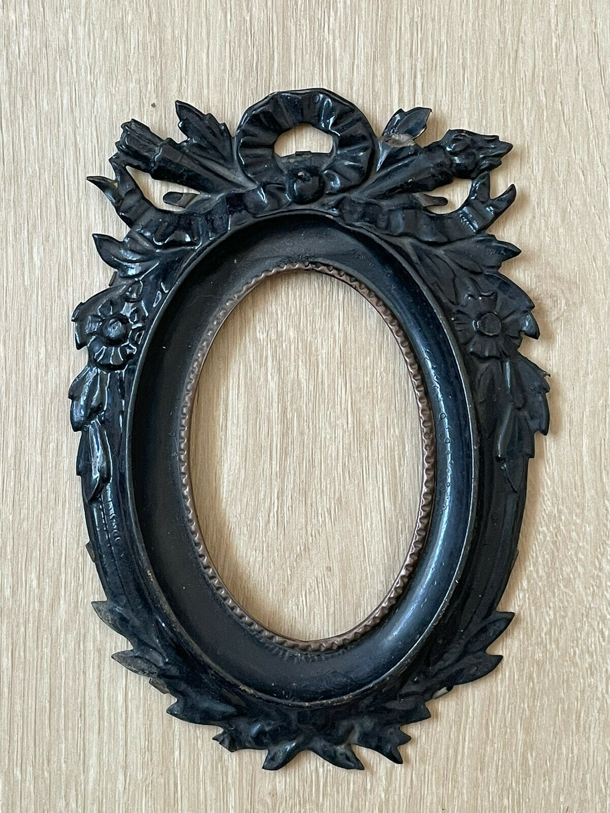 Frame Metal Black Quiver & Torches Napoleon III