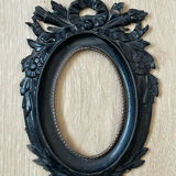 Frame Metal Black Quiver & Torches Napoleon III