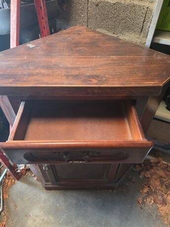Rustic solid wood corner furniture