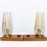 Pair of vintage table or bedside lamp