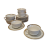 Service of 8 limoges porcelain cups