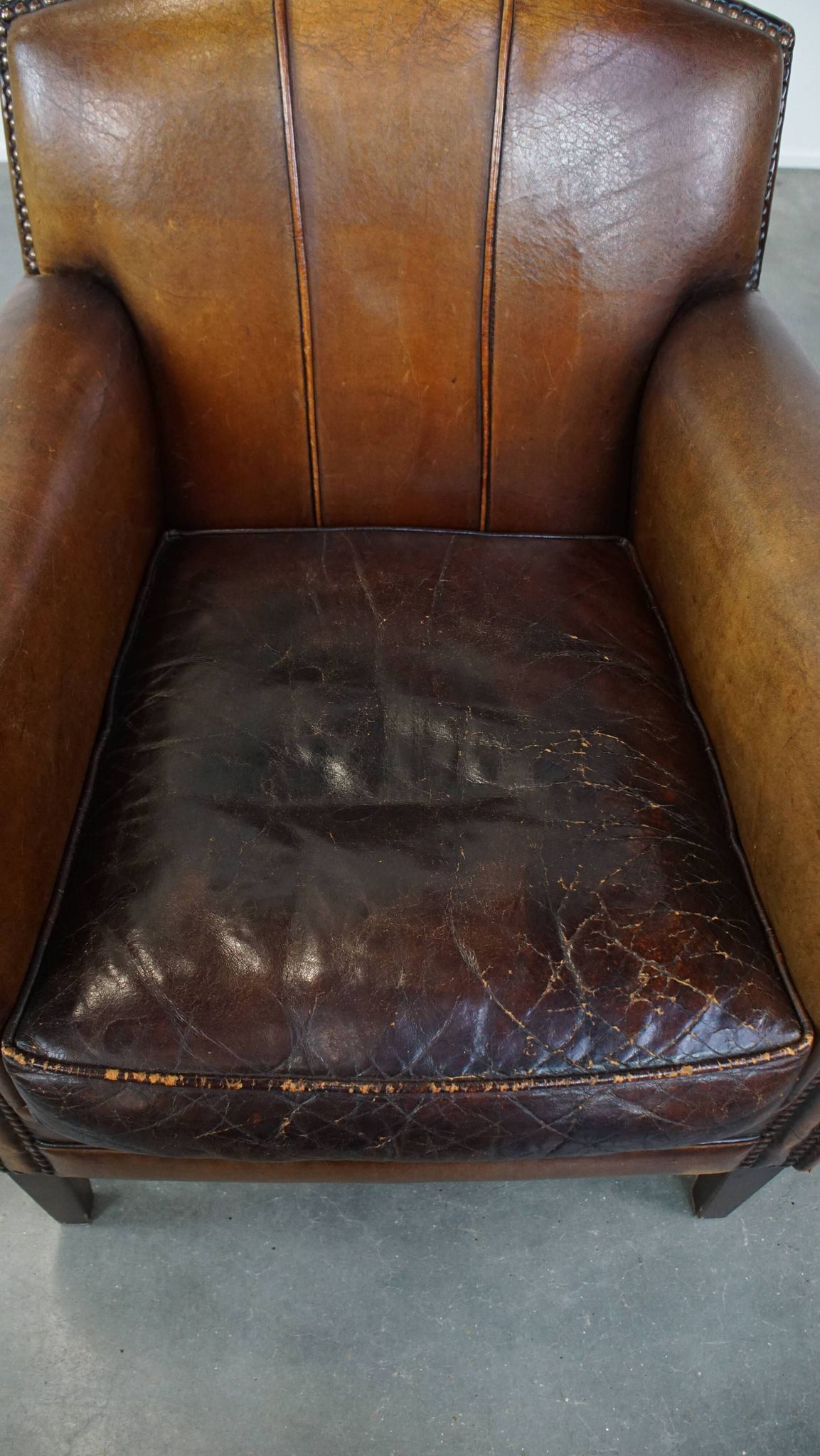 Sheepskin Leather Armchair