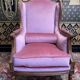 Louis XVI style wing chair