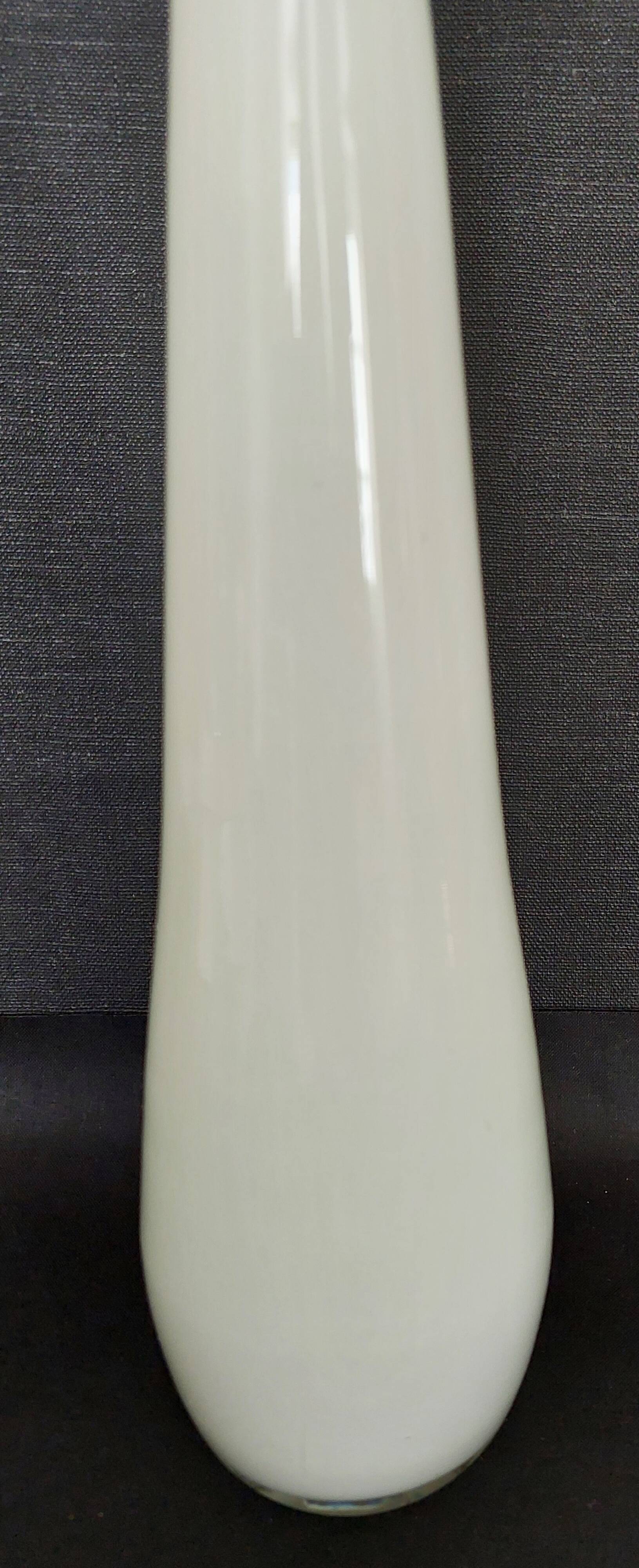 Vintage glass vase flower vase J-Line collection 35 cm