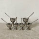 Set de coquetiers en inox  par Guy Degrenne