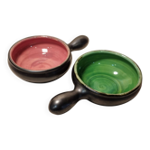 Duo of fondue pots