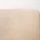 Saporiti Onda armchair in cream-colored leather
