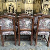 Suite of 6 Louis XIII style chairs