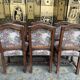 Suite de 6 chaises de style Louis XIII