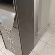 Industrial metal filing cabinet Bauche – 5 drawers – 1950s