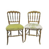 Paire de chaises Napoleon III