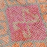 3x12 Vintage Pink & Orange Vintage Runner Rug, 90x359Cm