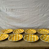 Vintage checkered plates