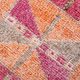 Raspberry Pink Tribal Vintage Runner Rug, Turkish Hallway Carpet,102x322 Cm
