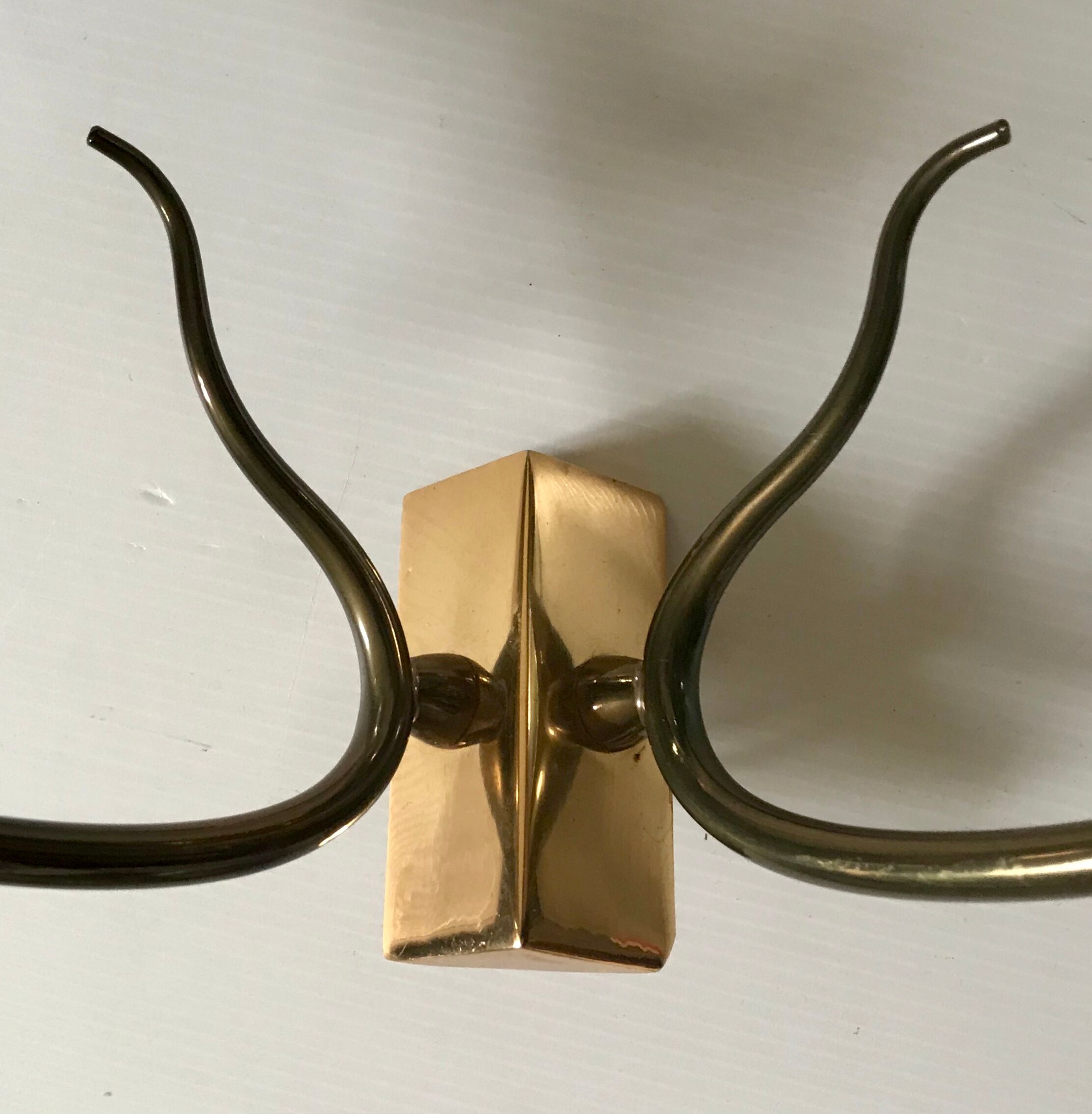Brass wall lamp circa 1950