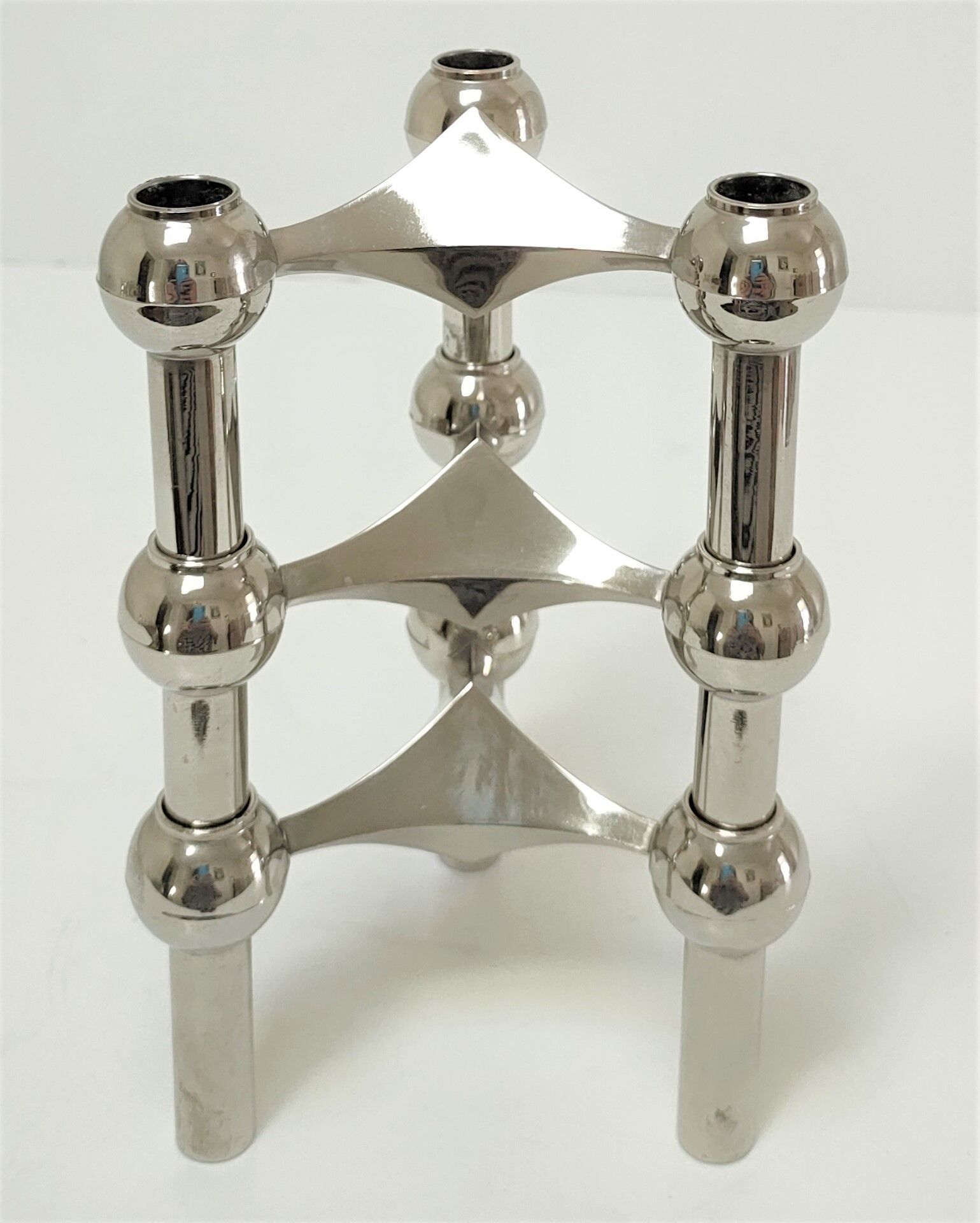 Three candle holders Fritz Nagel and Caesar Stoffi for BMF