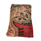 Vintage turkish rug cushion cover, 30 x 50 cm