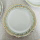 5 flat porcelain plates