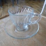 Vintage Duralex cups and saucers