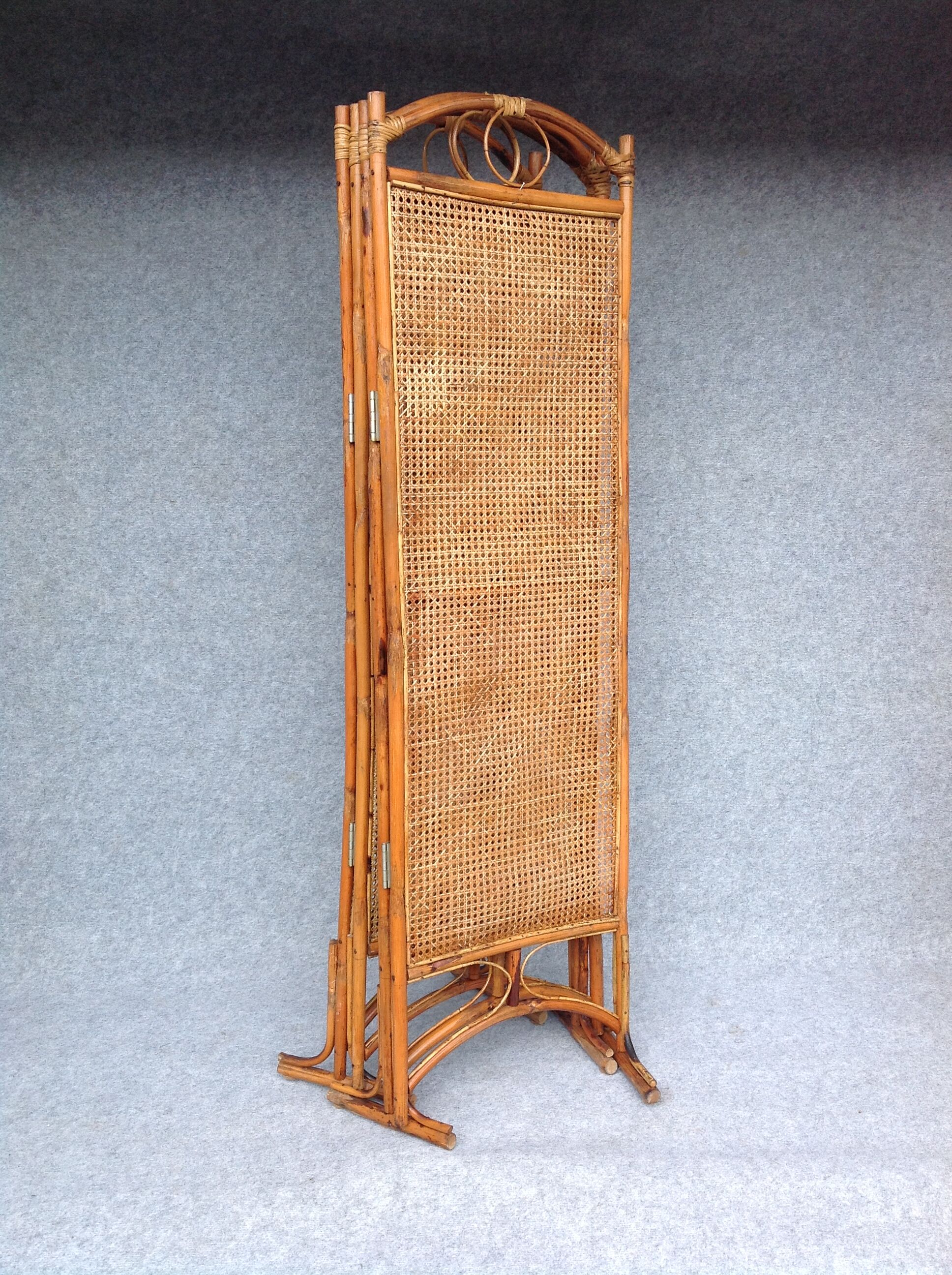 Screen bamboo rattan and caning
