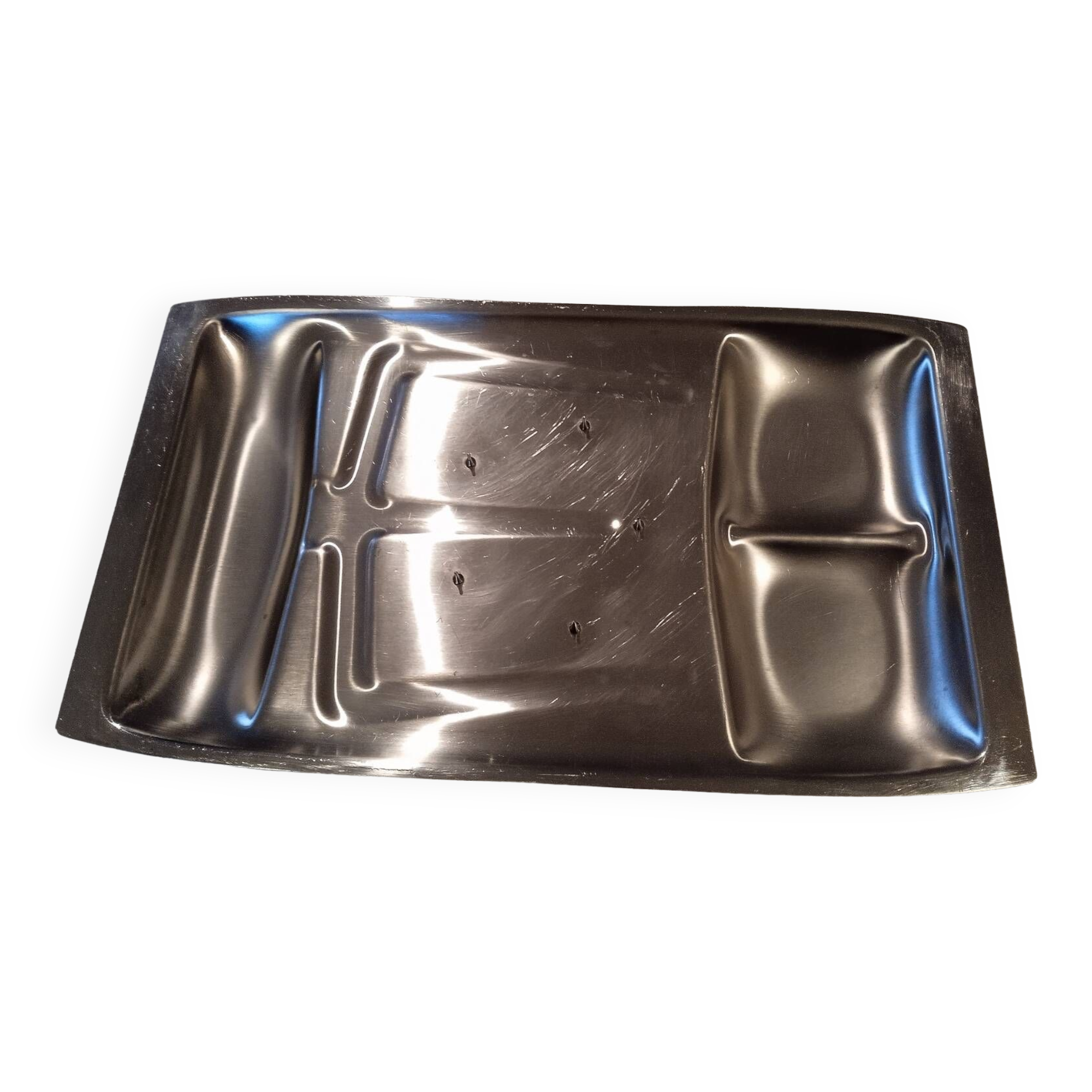 Stainless steel lamb dish