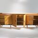 Modernist enfilade cherrywood around 1950