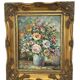 Ancienne peinture de fleurs