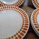 5 Digoin Sarreguemines dessert plates