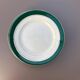 Dessert plates earthenware Digoin Sarreguemines Savoie green/gold, set of 9