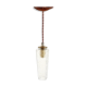 Chiseled glass suspension