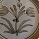 Vintage flat plate in sandstone marked Longchamp