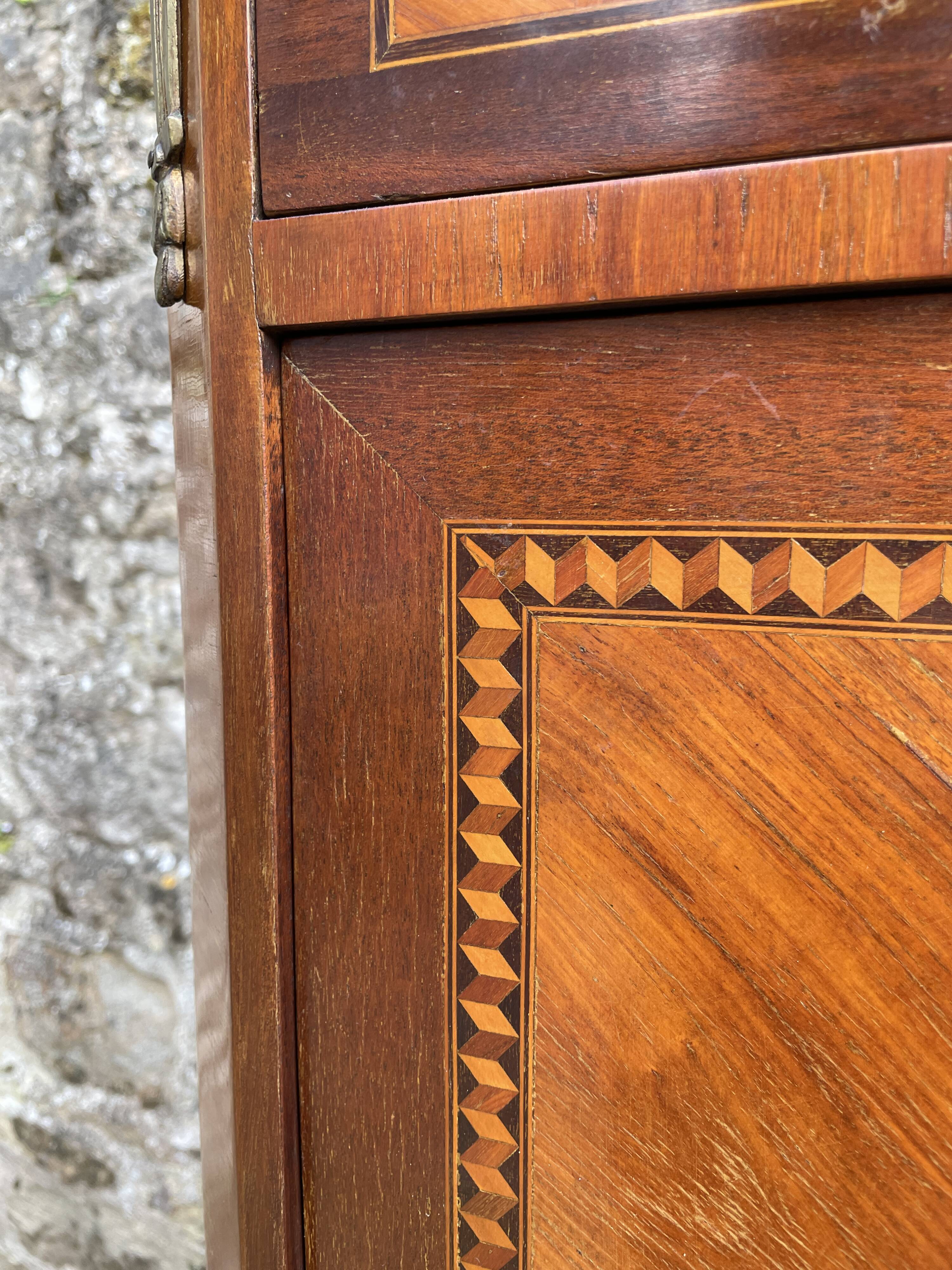 Secretary marquetry XIXth