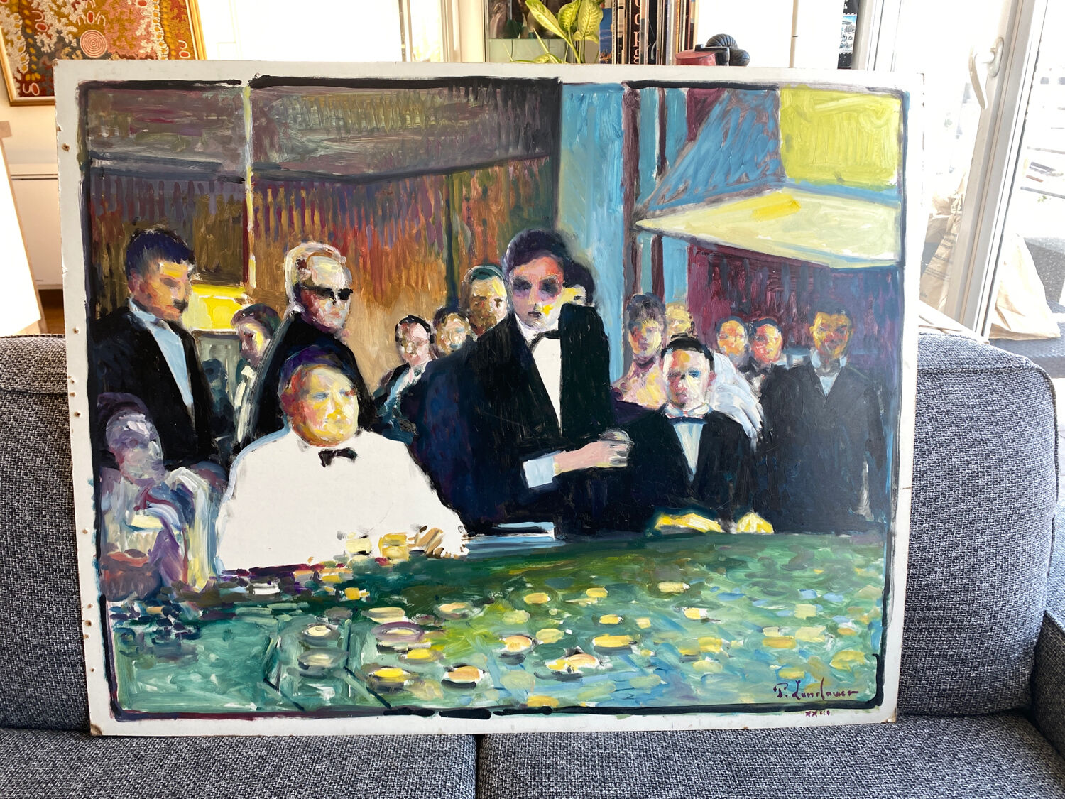 Portrait of players by Patrcie Landauer