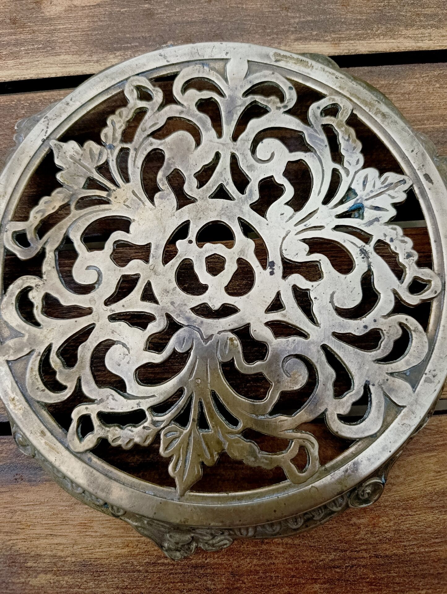 Brass trivet