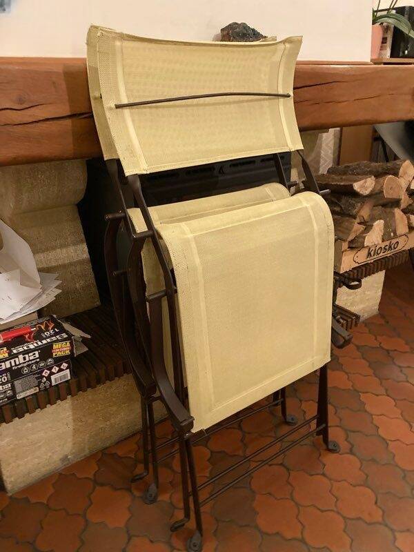Chaises Dune Fermob Mourgue vintage