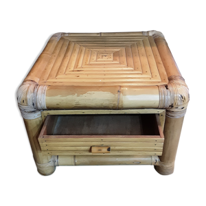 Table  en rotin