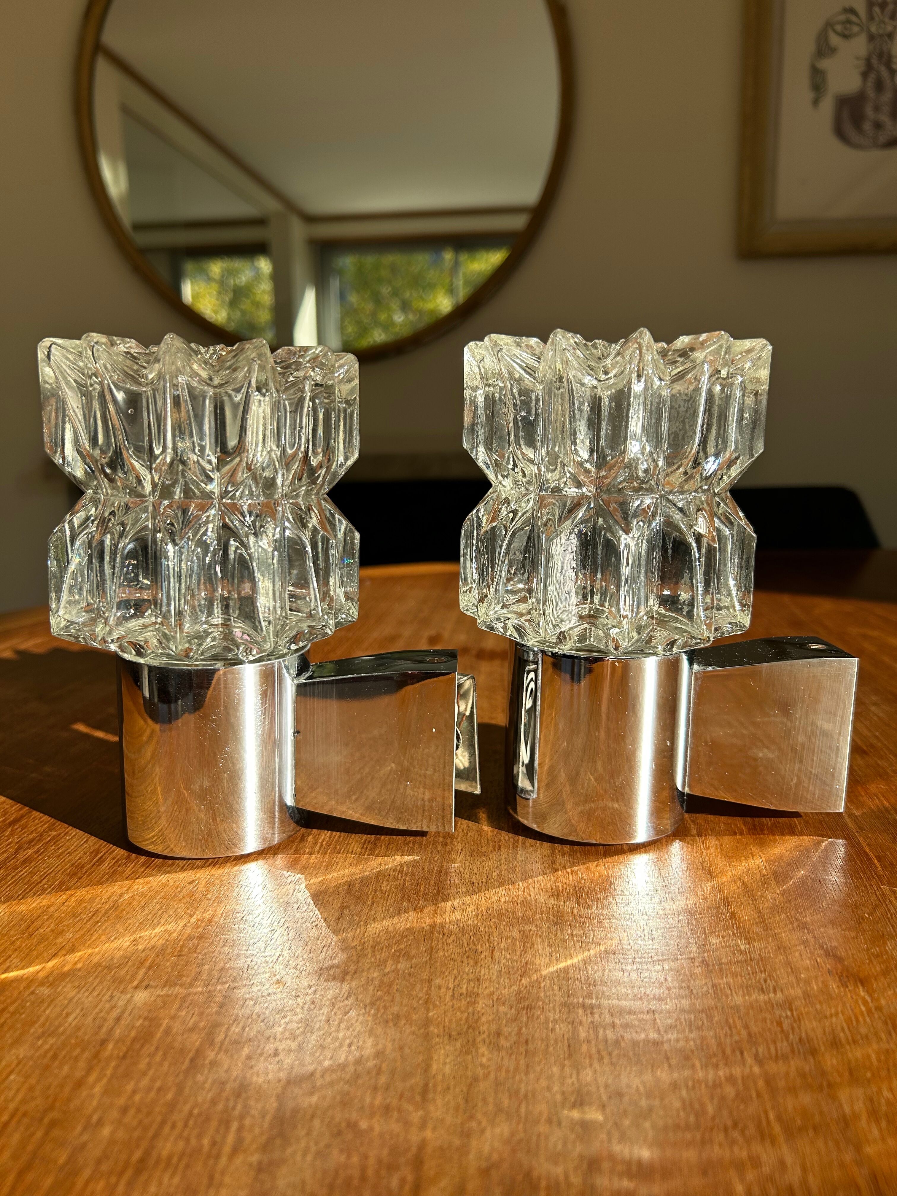 Pair of wall sconces