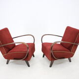 Paire de fauteuils conçus par Jindřich Halabala années 1950.